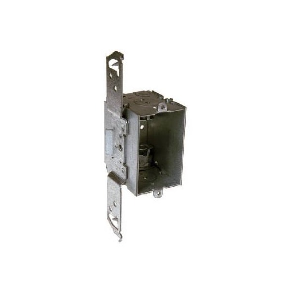 Raco Electrical Box, 12.5 cu in, Gang Box Type, 1 Gang, Steel, Rectangular Shape 8524 - main